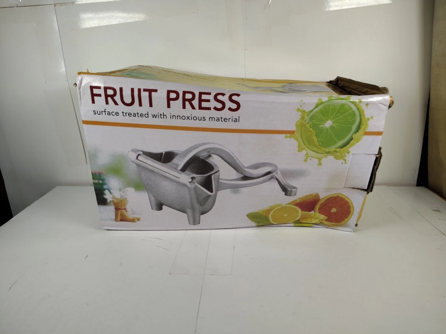 Cast Aluminum Citrus Fruit Press Juicer Box Is Damaged