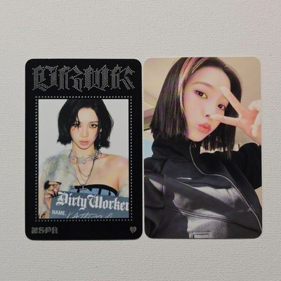 aespa 1st Single Album Dirty Work Official MD Trading Card A Ver