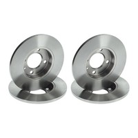 2 Bremsscheiben Ø 239 Mm Voll Bosch Bremsen-Expertise Passend FüR U.A. VW Golf