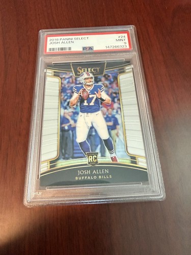 2018 Panini Select #24 Josh Allen Rookie Card. PSA 9 MINT