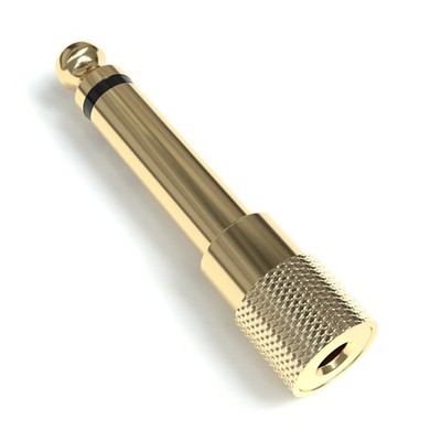 Klinke Adapter Mono 3.5mm auf 6.35mm Stecker Aux Mono Audio