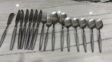 Vtg COSMOS Stainless Set Of 16 Pieces CSM39 F...
