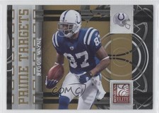 2009 Donruss Elite Prime Targets Gold 372/899 Reggie Wayne #5 1md