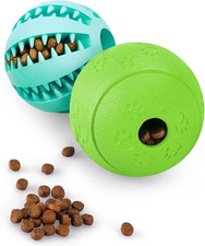 Dog Puzzle Toys 2 Pack Treat Dispensing Slow Feeder Balls