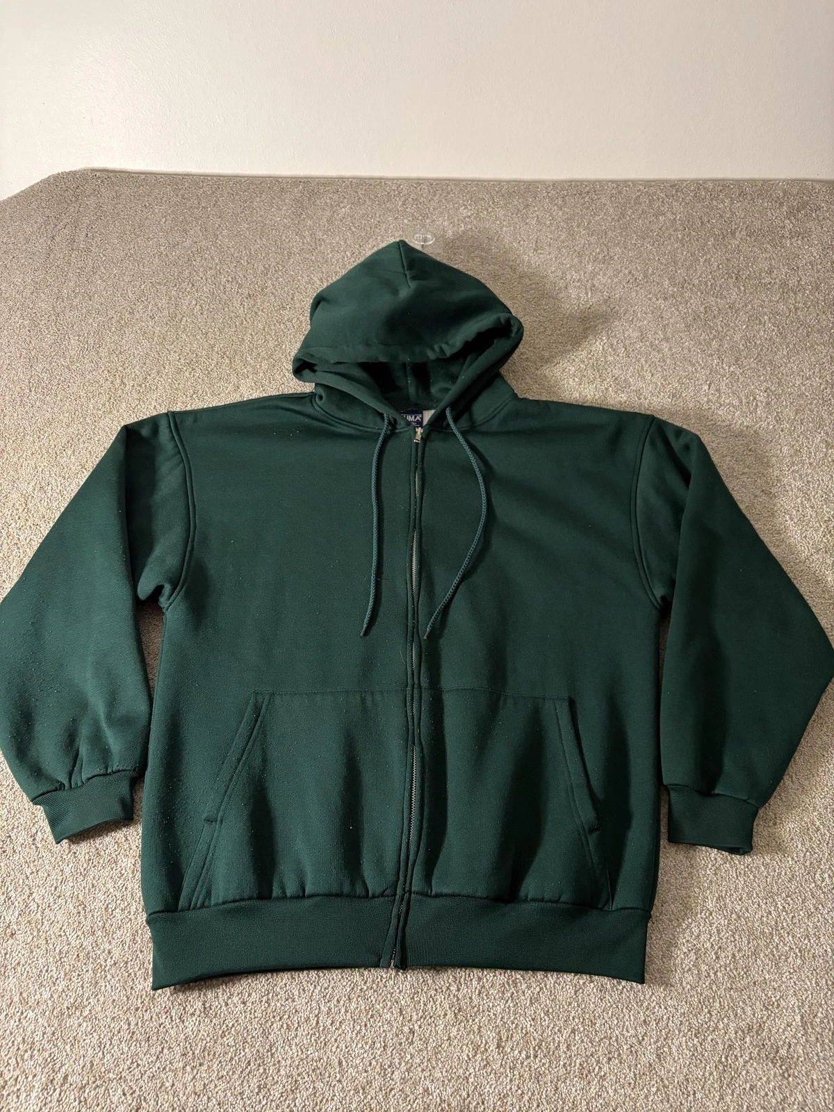 Pluma Hoodie Mens Large Green Full Zip Fleece Sweatshirt Thermal Lined Pockets
Opens in a new window