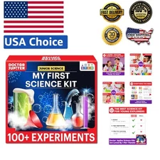 Educational Science Kit with 100+ Experiments: Perfect Gift for Kids Ages 4-8