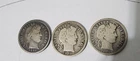 Barber Dime Set 1892 POS all Mints Silver US Collectible 3 Great Album Coins