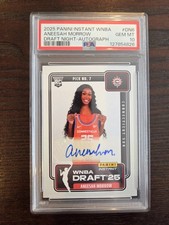 Aneesah Morrow 2025 Panini Instant WNBA Draft Night Auto /99 Rookie PSA 10
