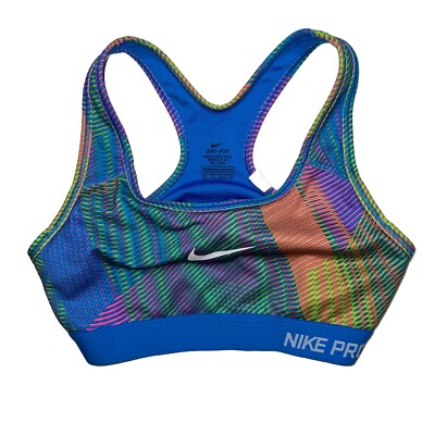 nike multicolor sports bra