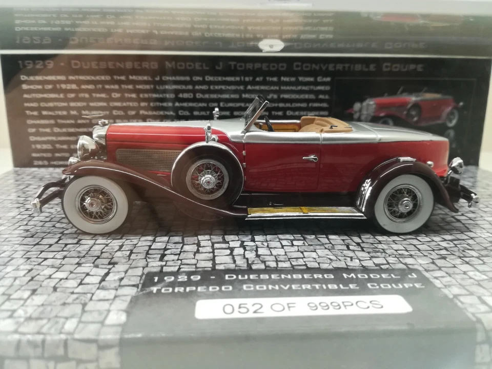 MINICHAMPS 1:43 - DUESENBERG Model J Torpedo - 1929 - Immagine 4 di 4