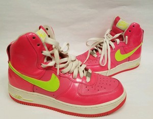 nike air force neon pink