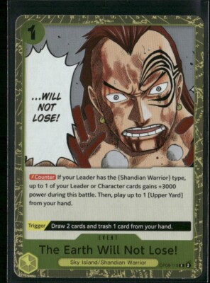 One Piece Two Legends English NM-MT OP08-115 The Earth Will Not Lose! R Foil A2