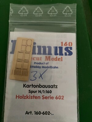 PRIMUS / KOTOL Lasercut-Bausatz  Holzkisten (3 Stück)NEU+OVP