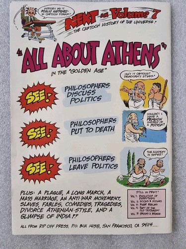 Cartoon History of the Universe Comics #2, 4, 5, 6, 1979-1981 - Picture 11 of 17