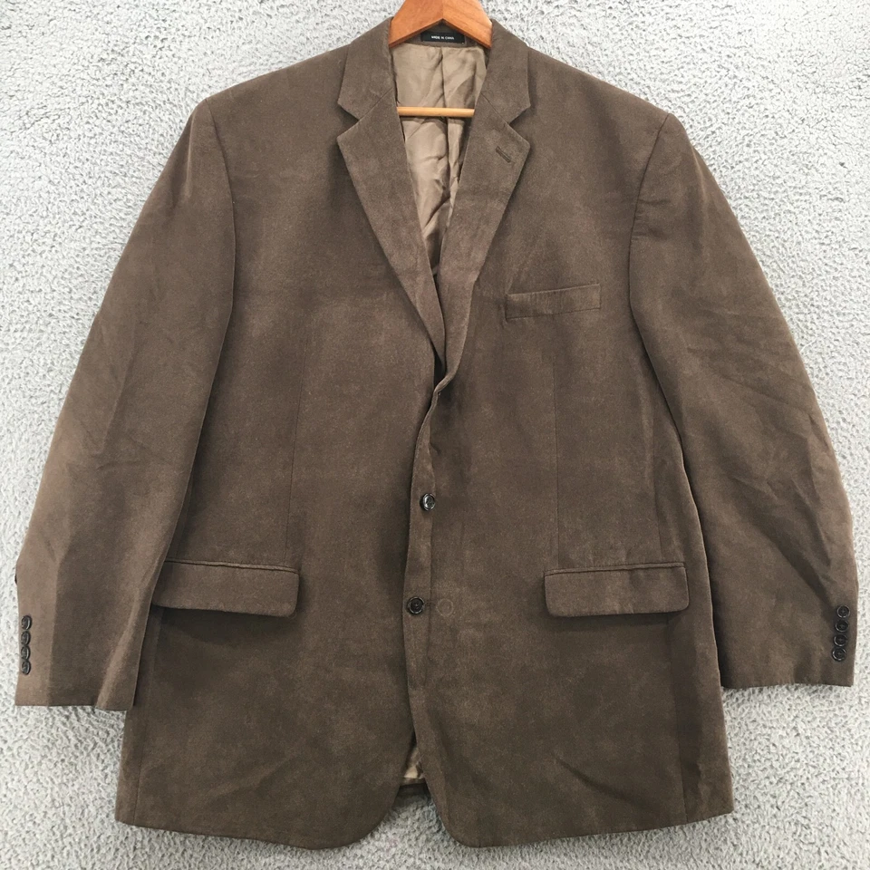 Chaqueta Blazer Calvin Klein Pana Mujer 48L Marrón Manga Larga Cuello Informal Foto 2 de 4