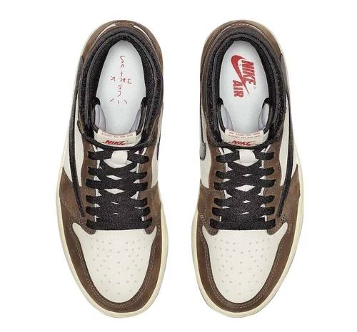 Travis Scott x Air Jordan 1 Retro High OG 'Mocha' CD4487‐100 nuovo con scatola - Foto 4 di 7