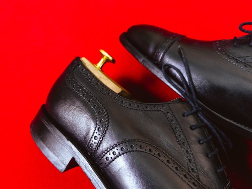 LOAKE Last Men Black Leather Oxford Brogues US 8.5 / EU 42 / UK 7.5 Dress Shoes - Picture 10 of 15
