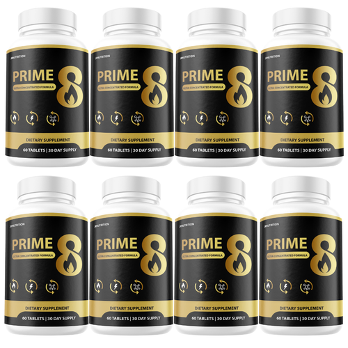 Prime 8 Pills for Men ED Prime8 Supplement for Men Enhancement - 8 Bottles - Picture 1 of 5