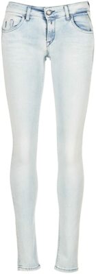Replay Damen Jeans LUZ Backzip Light Blue W30/L32 Röhrenjeans L5653