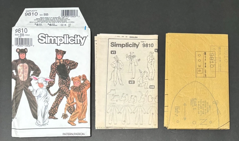 Lot of 7 Costume Sewing Patterns All Uncut Halloween Cosplay Theater Renaissance - Image 2 of 4