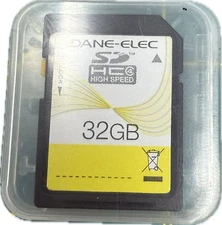 Dane-elec 32GB standard SD SECURE DIGITAL MEMORY CARD