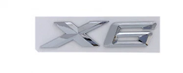 Chrome ABS For bmw X6 Series Emblem X6+XDrive40d Number Letter Rear Trunk Badge - Изображение 4 из 4