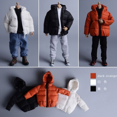 DEZARO 1/12 Scale Male Clothing, Men's Flight Jacket Coat Short Sleeve