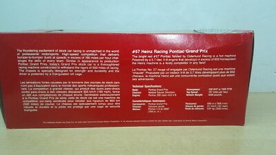 RARE 1991 NASCAR Revell #57 Heinz Model Pontiac Car Grand Prix 1