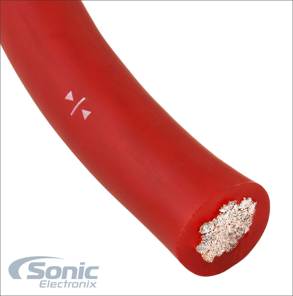 Belva BBG3KT 1/0 Gauge AWG 250 Amp Big 3 Alternator Cable Upgrade Wire