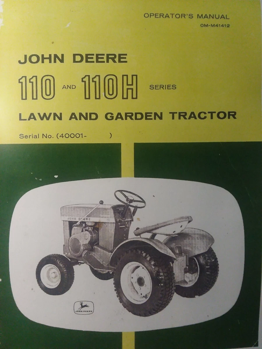 John Deere 110 Garden Tractor Parts Fasci Garden