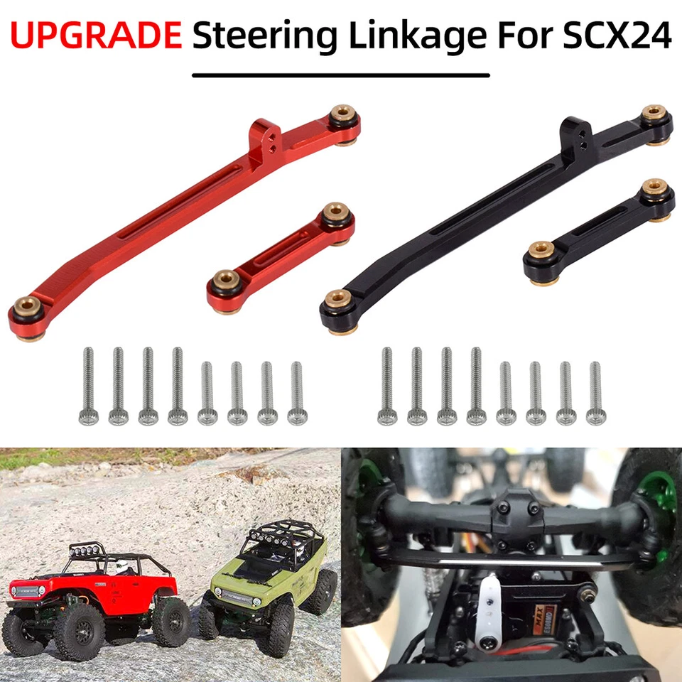 Metall-Lenkgestänge für Emax Servo Axial SCX24 Upgrades Teile 1/24 RC Car - Bild 4 von 4