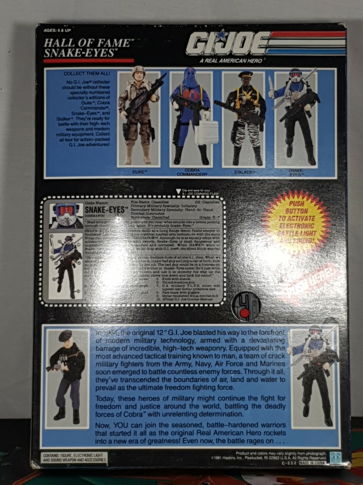 gi joe hall of fame snake eyes