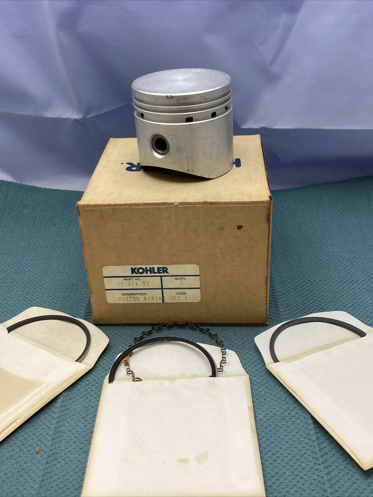 NEW GENUINE KOHLER 41 874 08 KIT; PISTON W/RING SET .020 | eBay