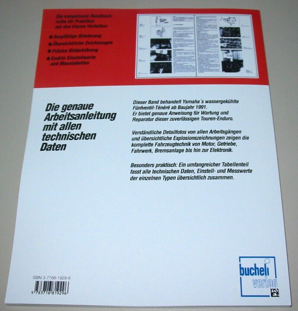 Thumbnail - Reparaturanleitung Yamaha Xtz 660 Tenere Ténéré Ab Baujahr 1991 Buch