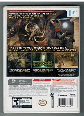 Prince of Persia the Forgotten Sands Nintendo Wii game 8888175827
