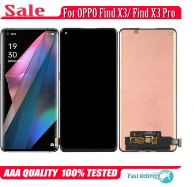 6.7'' Original For Oppo Find X3 / X3 Pro LCD Display Touch Screen Digitizer Frame