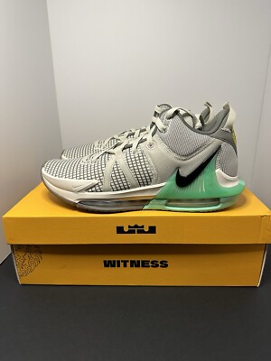 Nike LeBron Witness 7 / Flat Pewter  Mint Nike LeBron Witness 7 Low Flat Pewter Mint - DM1123-006 | eBay main image 3