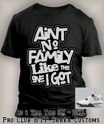 Ain't No Family Like the One I Got 8XL Big Graphic Greystone Reunion Tee Shirt
