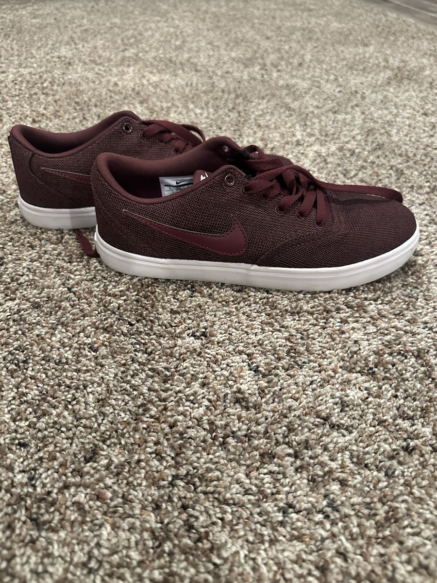 nike sb check burgundy