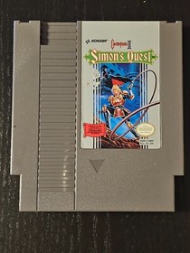 Sistema de entretenimiento Castlevania II 2 Simon's Quest Nintendo NES CIB completo