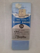 NIP VTG Skinner Satin Trimtex Blanket Binding Trim Acetate 4 1/2 Yds Color Copen