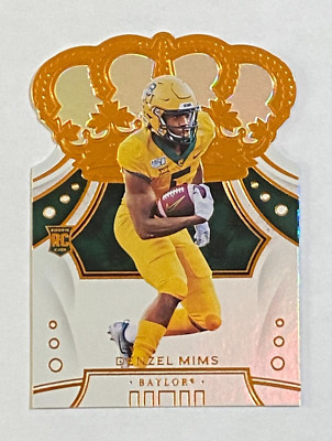 2020 Panini Chronicles Draft Picks Crown Royale #44 Rookie Denzel Mims Baylor