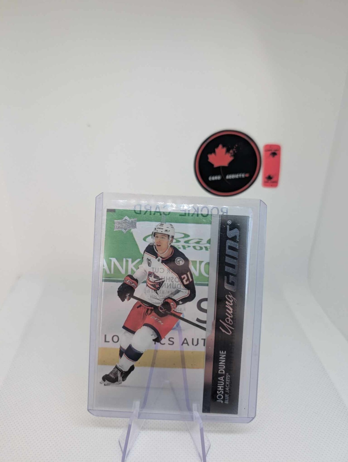 2021-22 Upper Deck Joshua Dunne Young Guns YG Rookie CLEAR CUT #218 Columbus