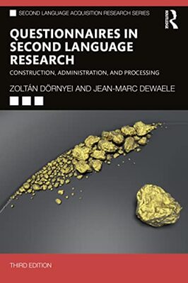 Jean-Marc Dewaele - Questionnaires in Second Language Research   Const - X555z