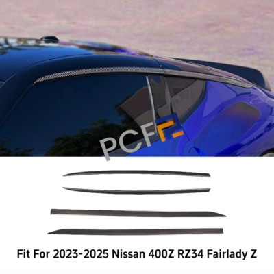 Exterior Dry Carbon Fiber Window Trim Fits 2023-2025 Nissan 400Z RZ34 ...