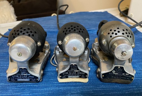 Parts or Repair Vintage Barber Shop Decor Lot Oster Stim-U-Lax Junior Massage 3B