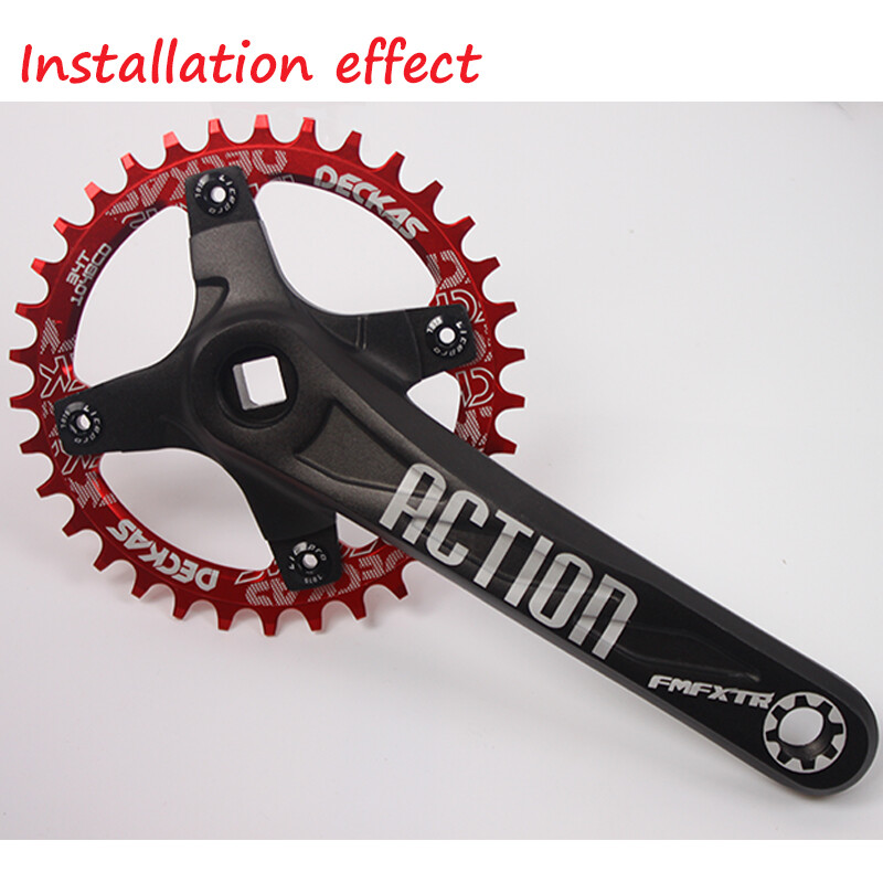 Pédalier Single Speed 32-42T 170mm - Pour VTT Ou Route - Couronne Narrow Wide