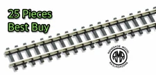 Atlas 2810 Z Scale Code 55 24" Super-Flex Bulk Model Train Track 25 Pieces