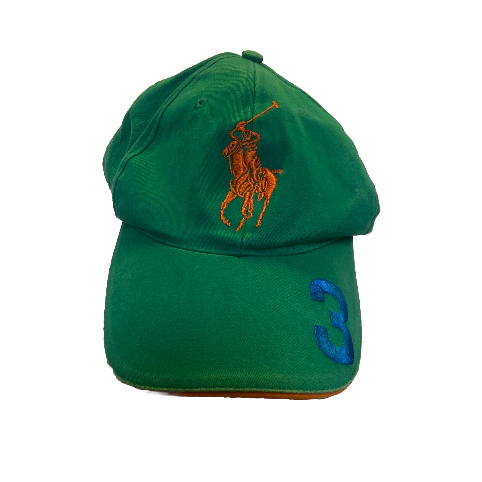 Polo Ralph Lauren Fragranza Verde Pony Giocatore Equitazione n. Cappello berretto uomo 3
