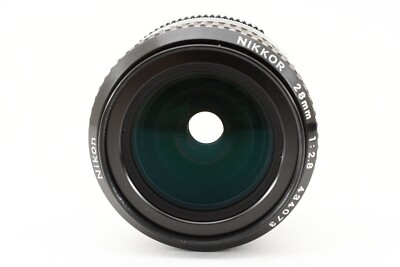 Nikon Non Ai Nikkor 28mm f/2.8 with Leather storage from Japan